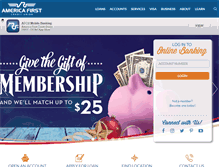 Tablet Screenshot of americafirst.com